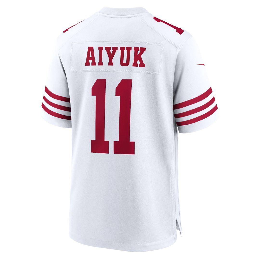 San Francisco 49ers Brandon Aiyuk Scarlet Game Player Jersey | NFL Football Jersey