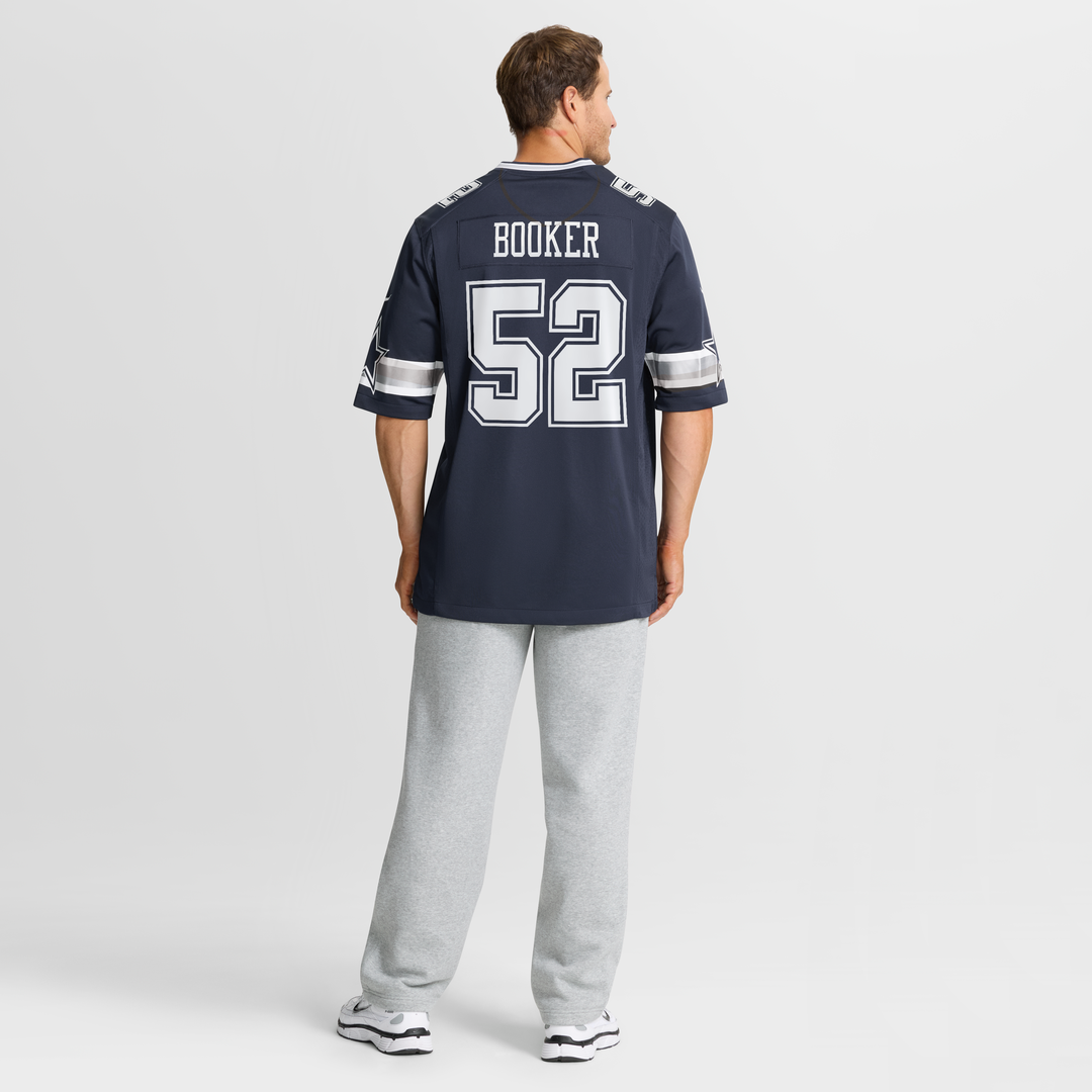 Dallas Cowboys Tyler Booker Navy Team Game Jersey | NFL Football Jersey