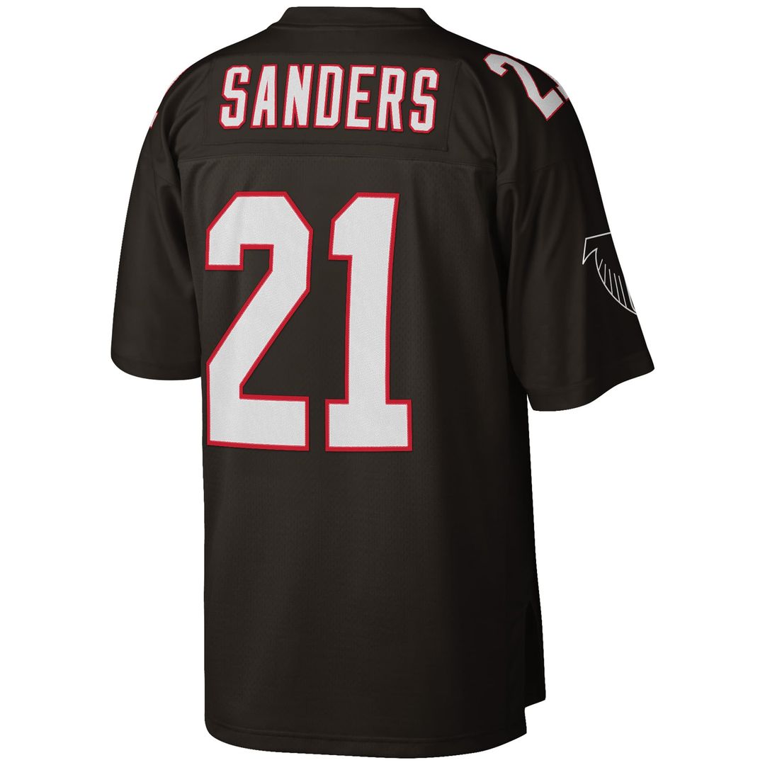 Atlanta Falcons Deion Sanders White Big & Tall 1992 Retired Player Replica Jersey | NFL Football Jersey