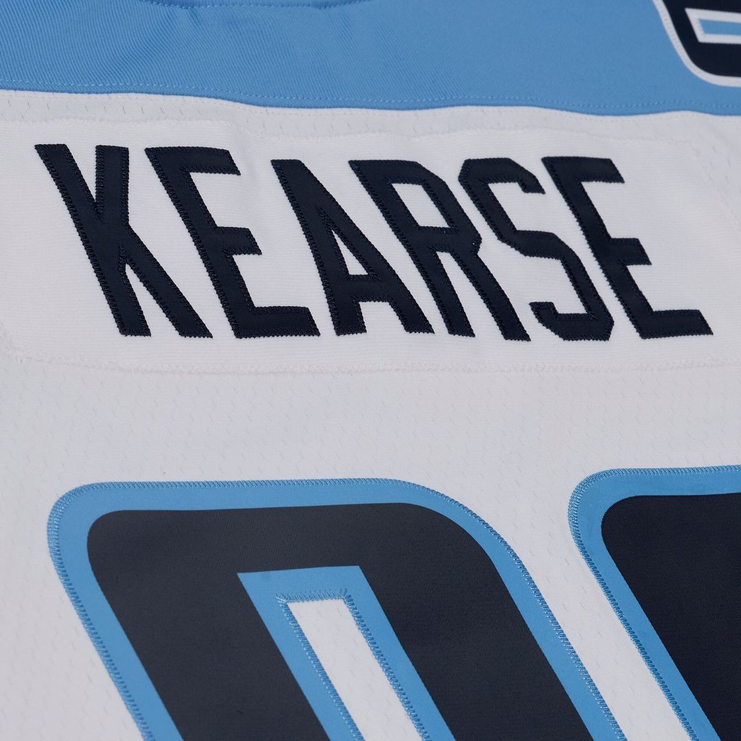 Tennessee Titans Jevon Kearse White Retired Legacy Replica Player Jersey | NFL Football Jersey