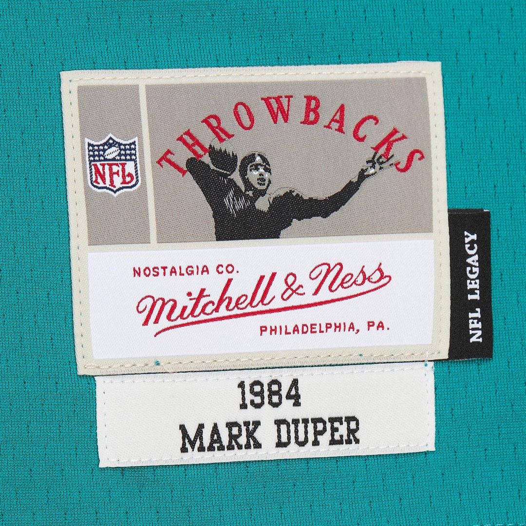 Miami Dolphins Mark Duper Aqua Legacy Replica Jersey | NFL Football Jersey