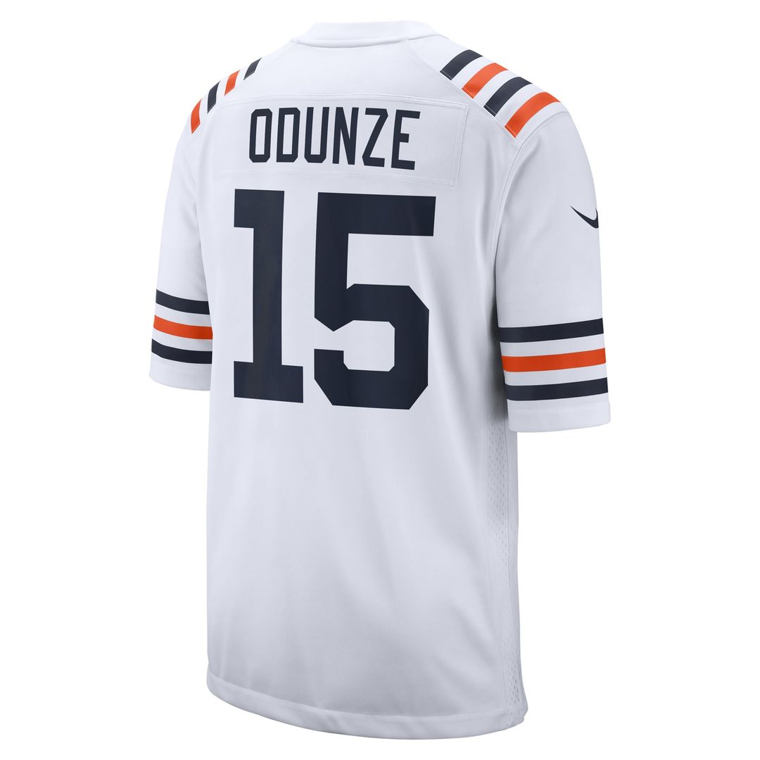 Chicago Bears Rome Odunze White Alternate Game Jersey | NFL Football Jersey