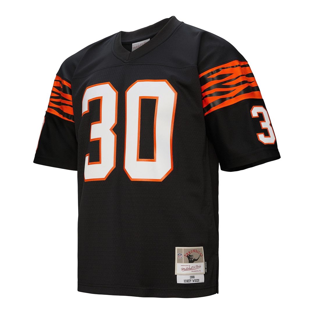 Cincinnati Bengals Ickey Woods Black 1988 Legacy Replica Jersey | NFL Football Jersey