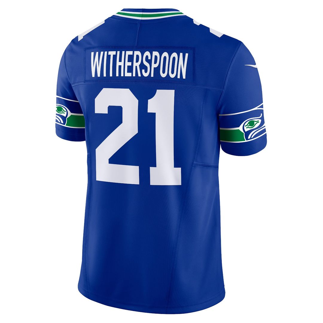 Seattle Seahawks Devon Witherspoon Royal Alternate Vapor F.U.S.E. Limited Jersey | NFL Football Jersey