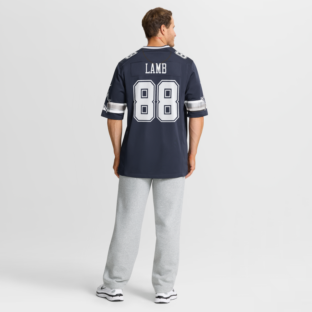 Dallas Cowboys CeeDee Lamb White Game Team Jersey | NFL Football Jersey