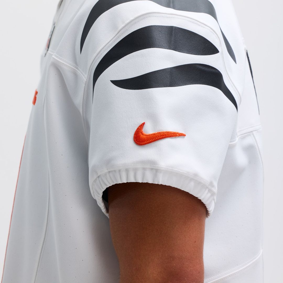 Cincinnati Bengals Joe Burrow White Vapor F.U.S.E. Elite Jersey | NFL Football Jersey