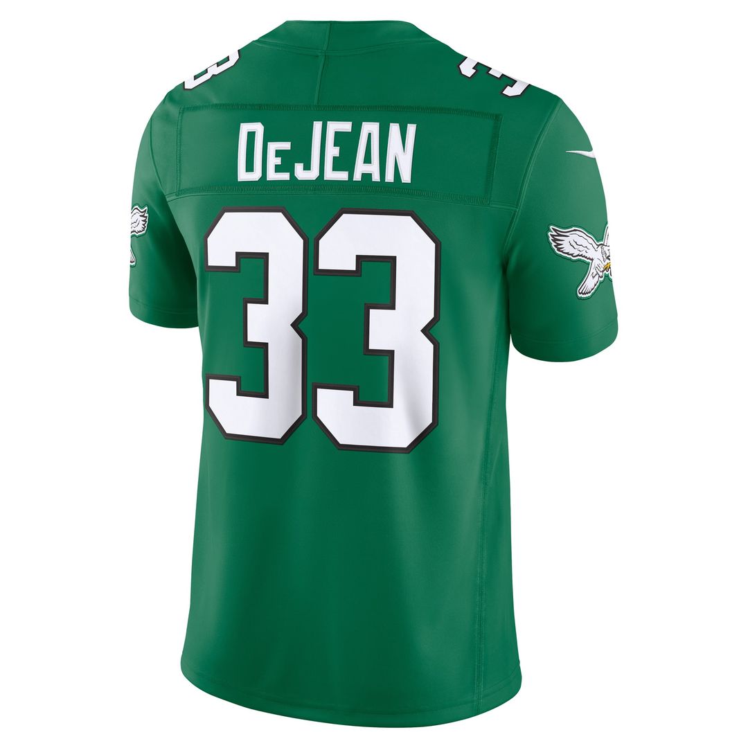 Philadelphia Eagles Cooper DeJean Midnight Green Team Vapor F.U.S.E. Stitched Limited Jersey | NFL Football Jersey