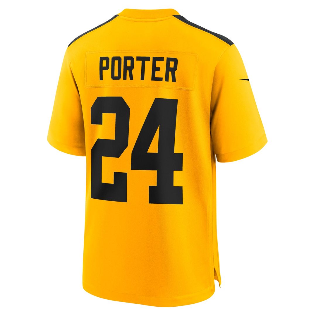 Pittsburgh Steelers Joey Porter Jr. Black Game Jersey | NFL Football Jersey