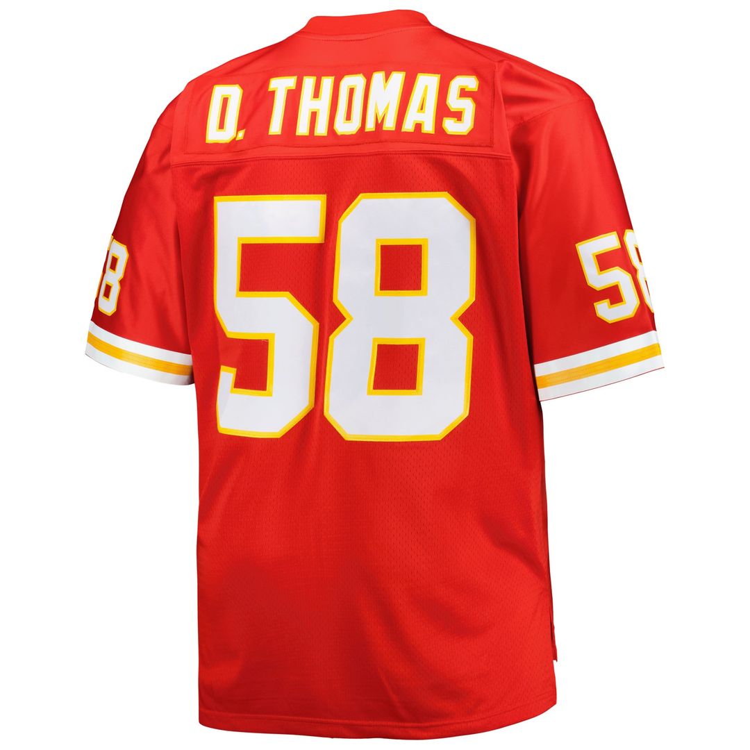 Kansas City Chiefs Derrick Thomas Red Big & Tall 1994 Retired Player Replica Jersey | NFL Football Jersey