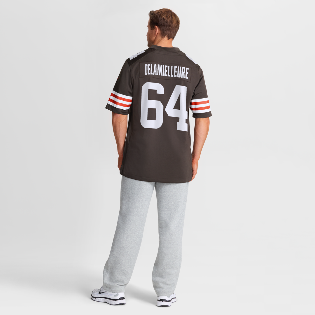 Cleveland Browns Joe DeLamielleure Brown Game Retired Player Jersey | NFL Football Jersey