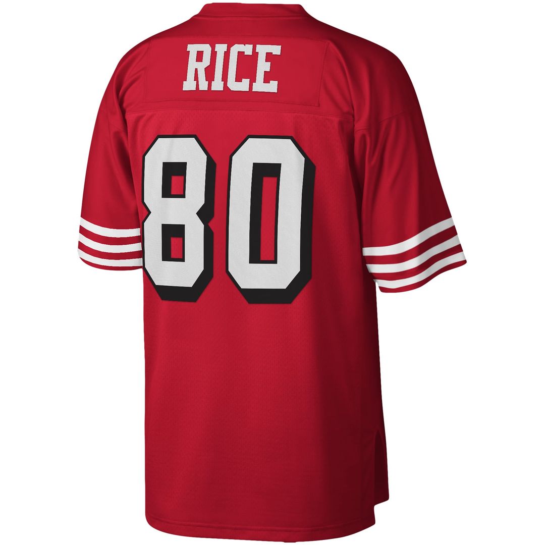 San Francisco 49ers Jerry Rice Scarlet Legacy Replica Jersey | NFL Football Jersey