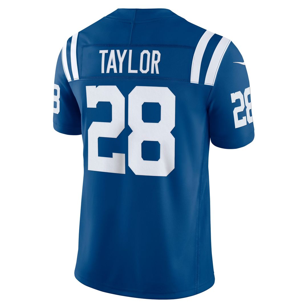 Indianapolis Colts Jonathan Taylor White Vapor F.U.S.E. Stitched Limited Jersey | NFL Football Jersey