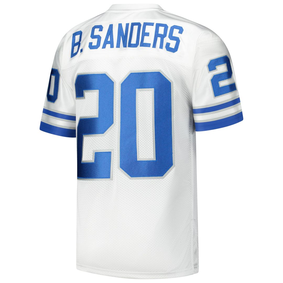 Detroit Lions 1994 Barry Sanders White Authentic Throwback Retired Player Jersey | NFL Football Jersey