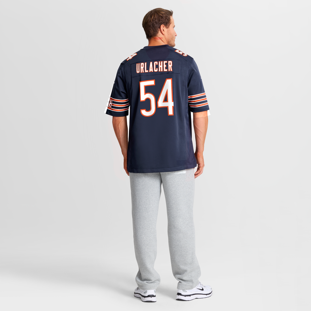 Chicago Bears Brian Urlacher White Retired Player Game Jersey | NFL Football Jersey