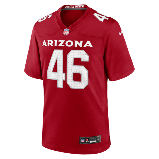 Arizona Cardinals Aaron Brewer Cardinal Team Game Jersey | NFL Football Jersey