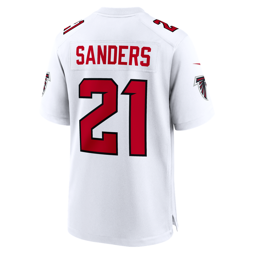 Atlanta Falcons Deion Sanders Red Retired Player Game Jersey | NFL Football Jersey