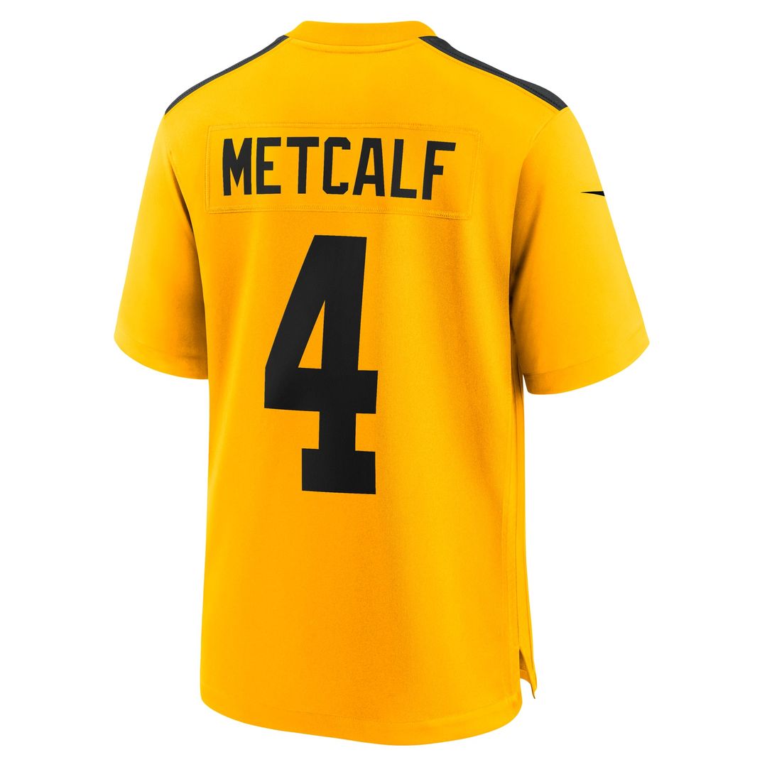 Pittsburgh Steelers DK Metcalf Black Game Player Jersey | NFL Football Jersey