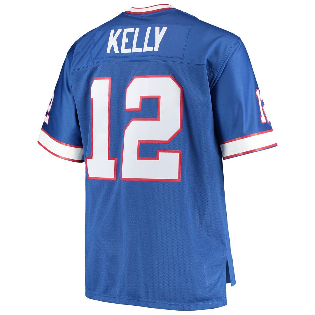 Buffalo Bills Jim Kelly Royal Big & Tall 1990 Retired Player Replica Jersey | NFL Football Jersey