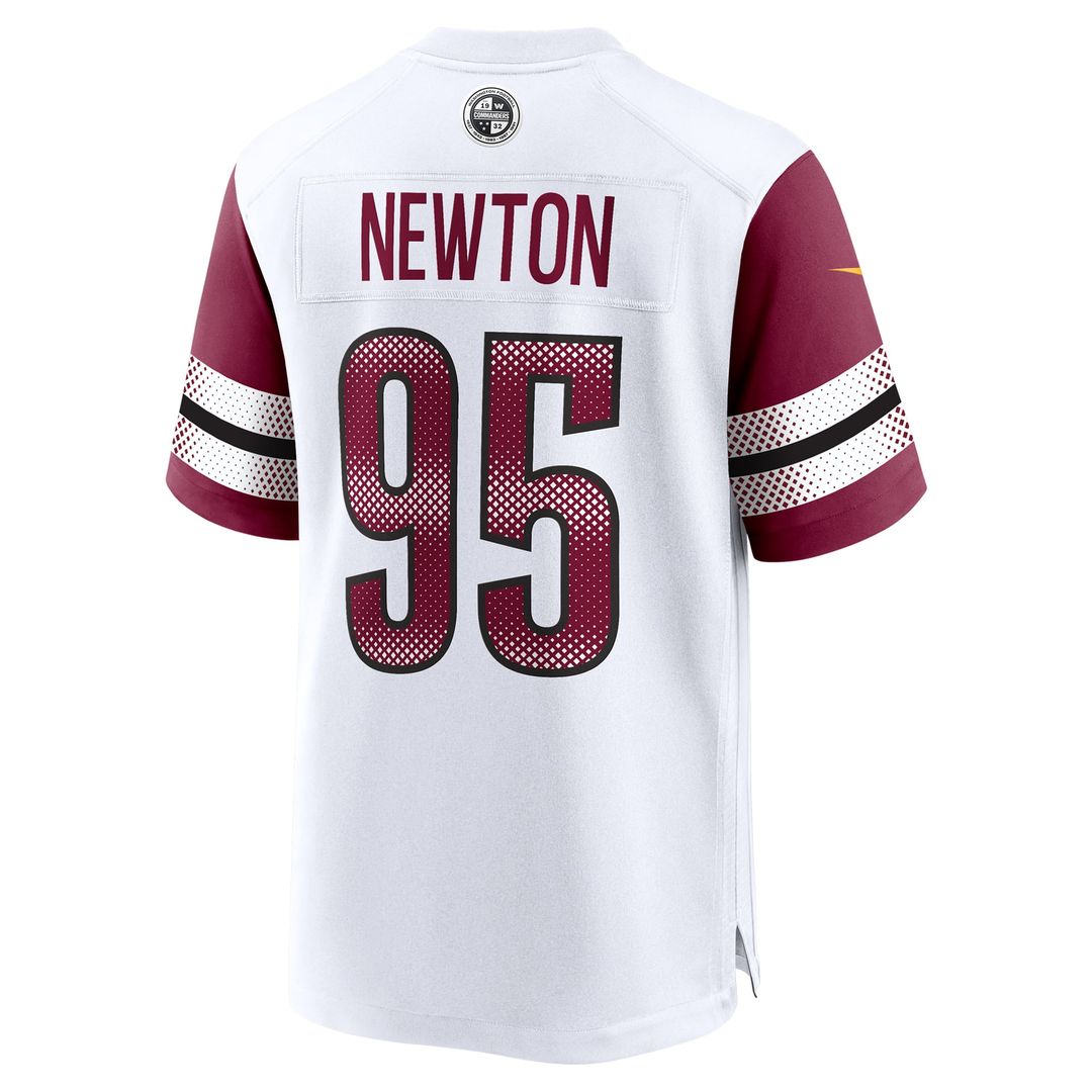 Washington Commanders Jer'Zhan Newton White Game Jersey | NFL Football Jersey
