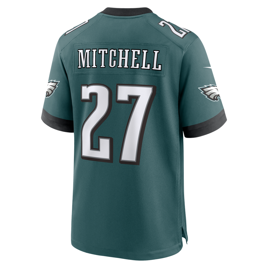 Philadelphia Eagles Quinyon Mitchell Midnight Green Team Game Jersey | NFL Football Jersey