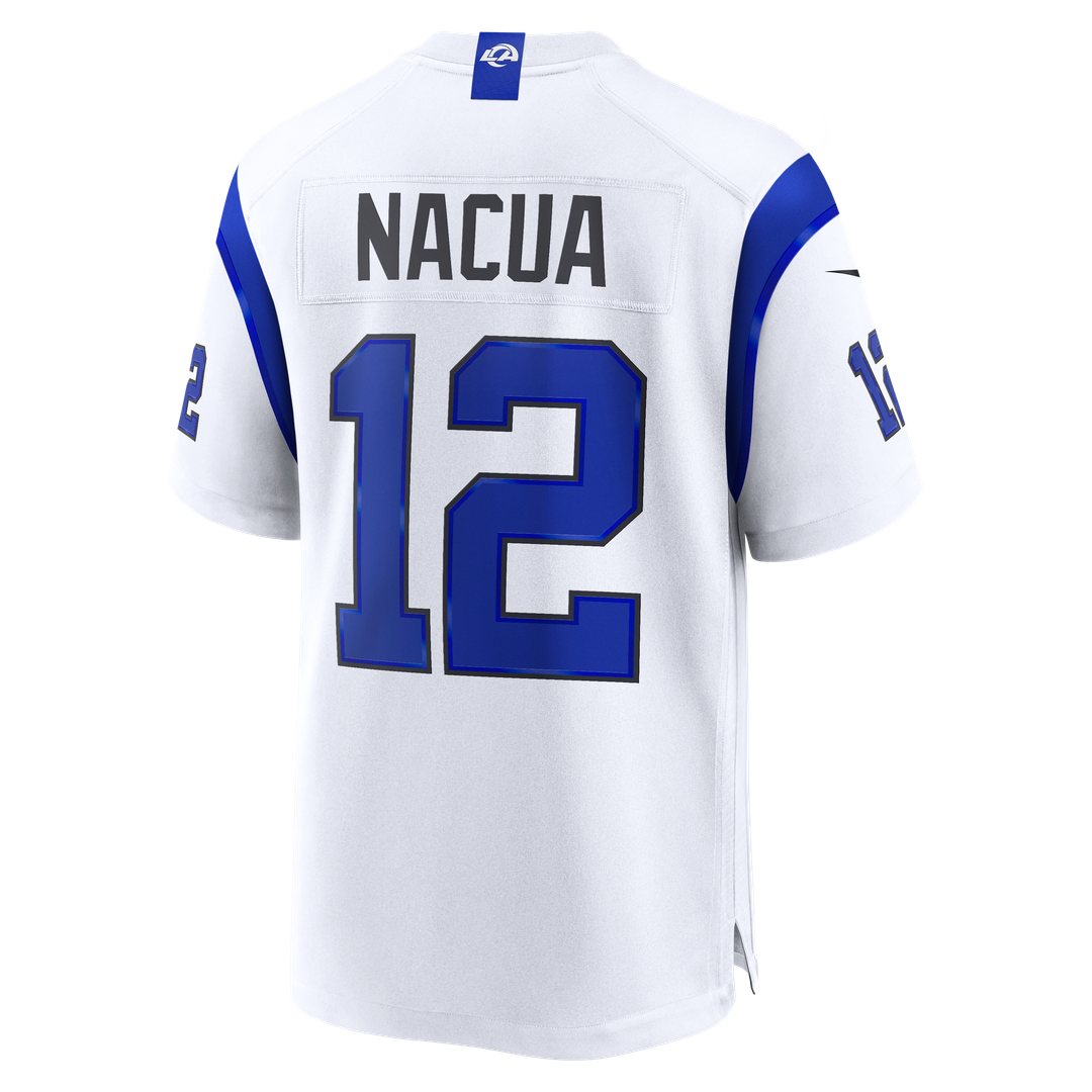Los Angeles Rams Puka Nacua Fearsome White Game Jersey | NFL Football Jersey