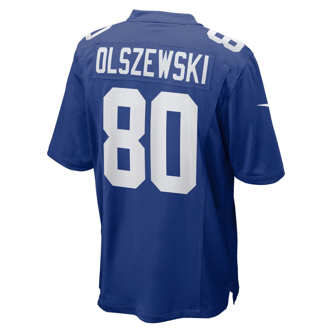 New York Giants Gunner Olszewski Royal Team Game Jersey | NFL Football Jersey