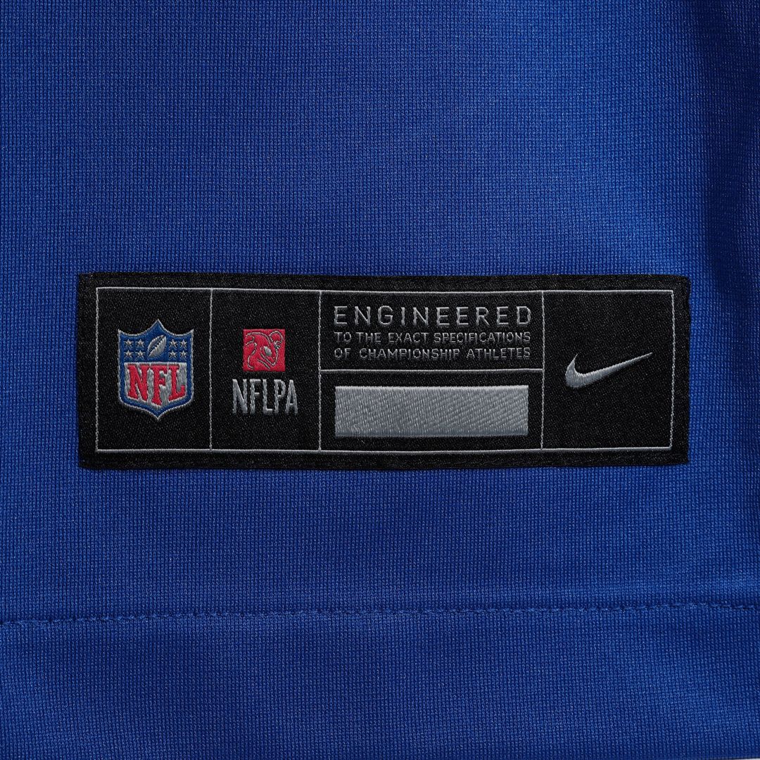 New York Giants Number 1 Groom Royal Game Jersey | NFL Football Jersey
