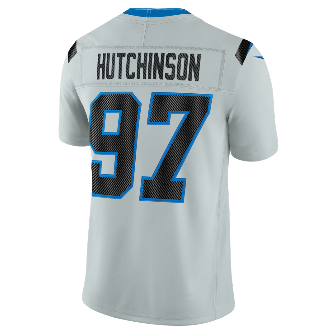 Detroit Lions Aidan Hutchinson Silver 2026 Rivalries Collection Stitched Limited Jersey | NFL Football Jersey