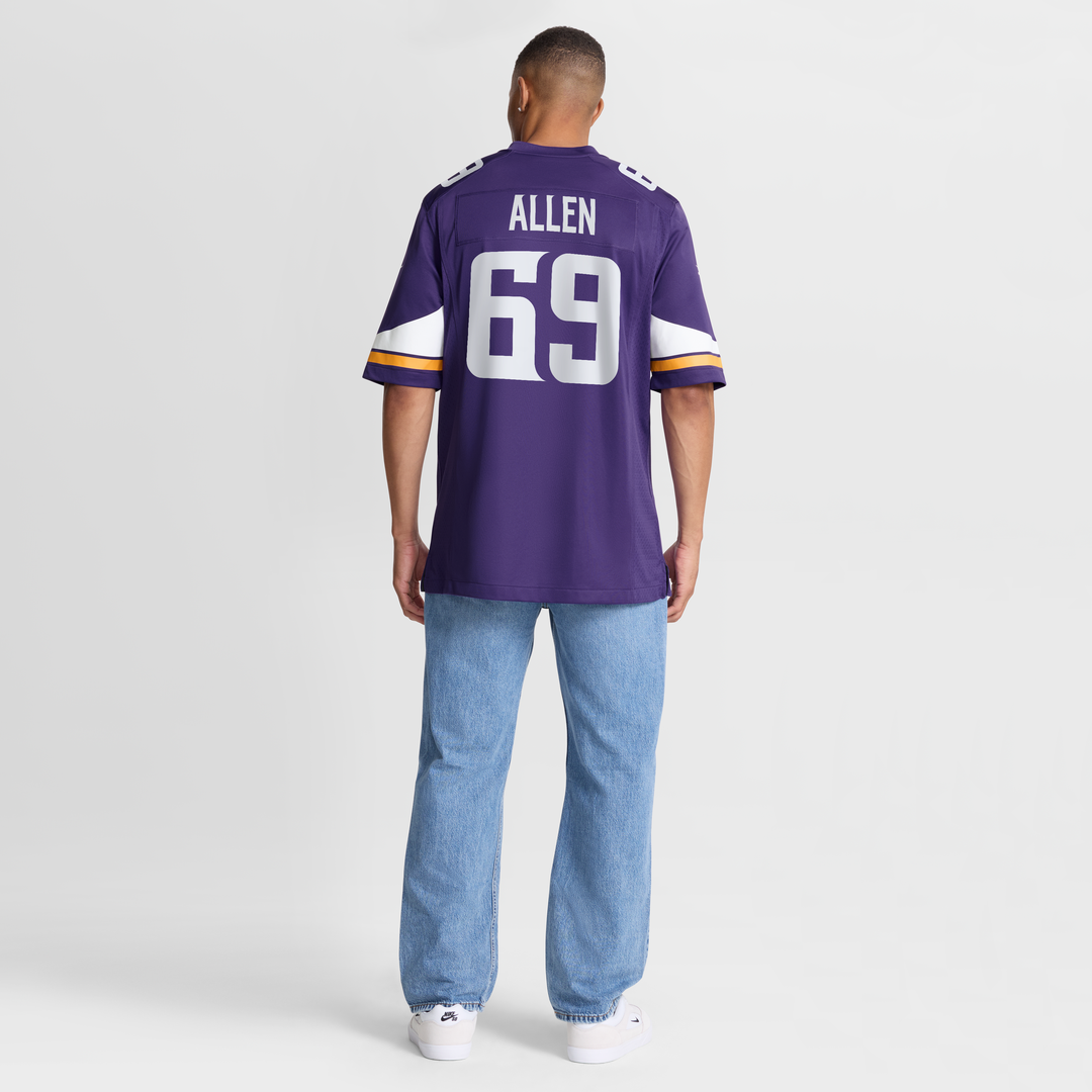 Minnesota Vikings Jared Allen Purple Retired Player Game Jersey | NFL Football Jersey