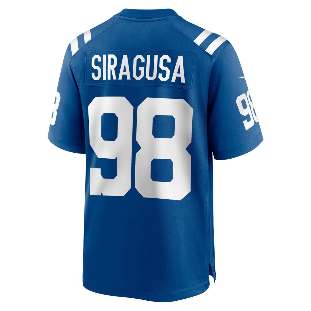 Indianapolis Colts Tony Siragusa Blue Retired Player Alternate Game Jersey | NFL Football Jersey