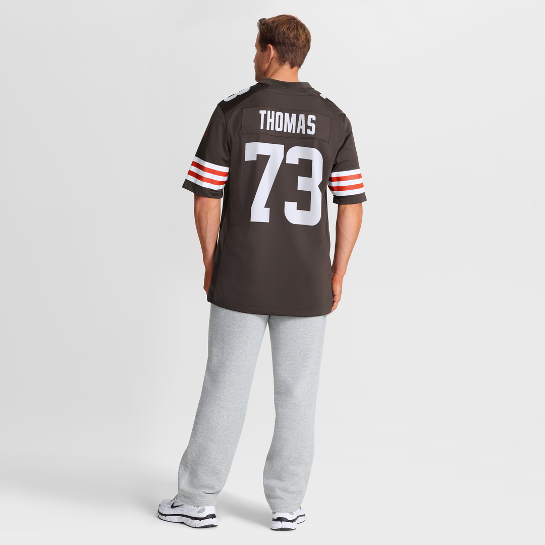 Cleveland Browns Joe Thomas White Retired Game Player Jersey | NFL Football Jersey