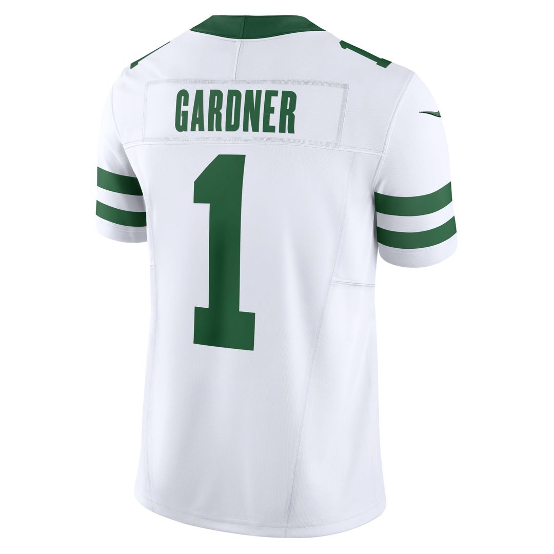 New York Jets Ahmad Sauce Gardner Legacy White Vapor F.U.S.E. Limited Jersey | NFL Football Jersey