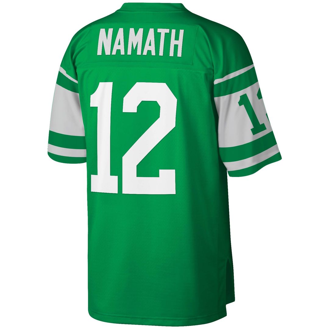 New York Jets Joe Namath Kelly Green Legacy Replica Jersey | NFL Football Jersey