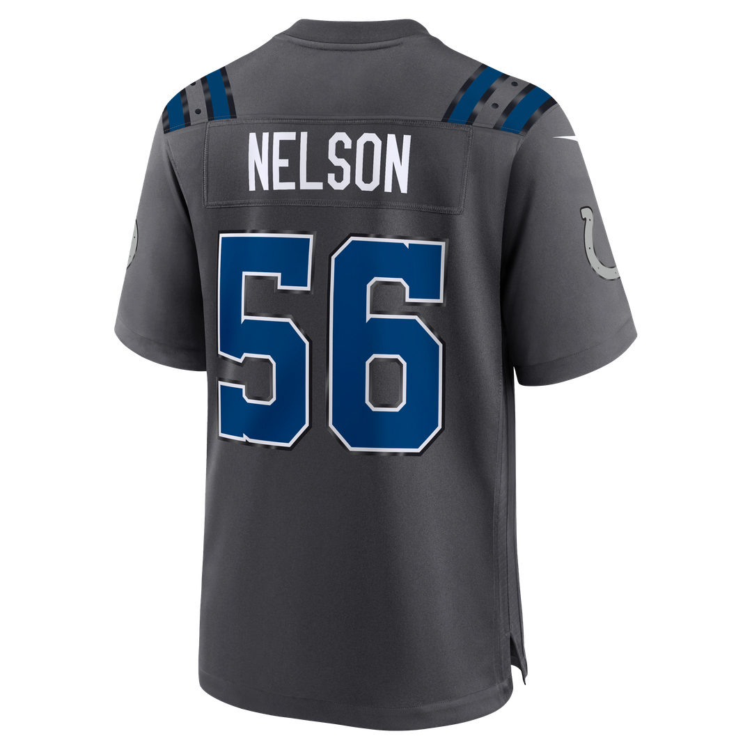 Indianapolis Colts Quenton Nelson Anthracite 2026 Rivalries Collection Game Jersey | NFL Football Jersey