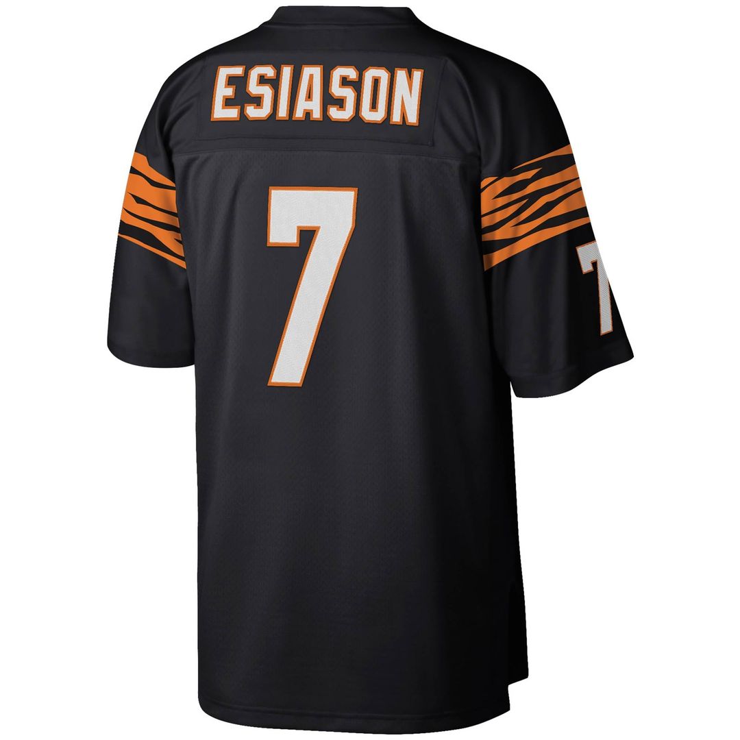 Cincinnati Bengals Boomer Esiason Black Legacy Replica Jersey | NFL Football Jersey