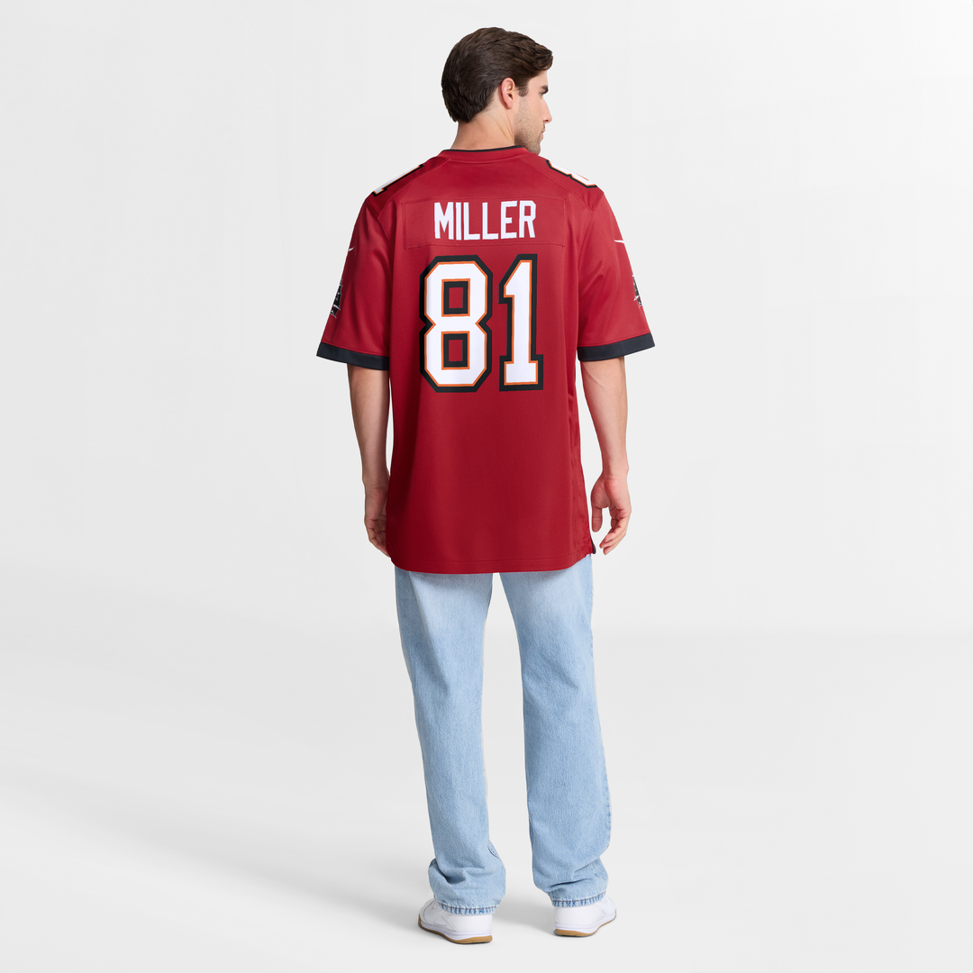 Tampa Bay Buccaneers Ryan Miller Red Team Game Jersey | NFL Football Jersey