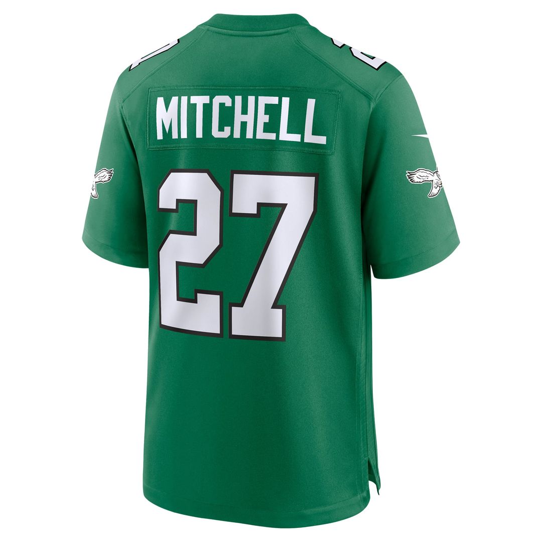 Philadelphia Eagles Quinyon Mitchell Midnight Green Team Game Jersey | NFL Football Jersey