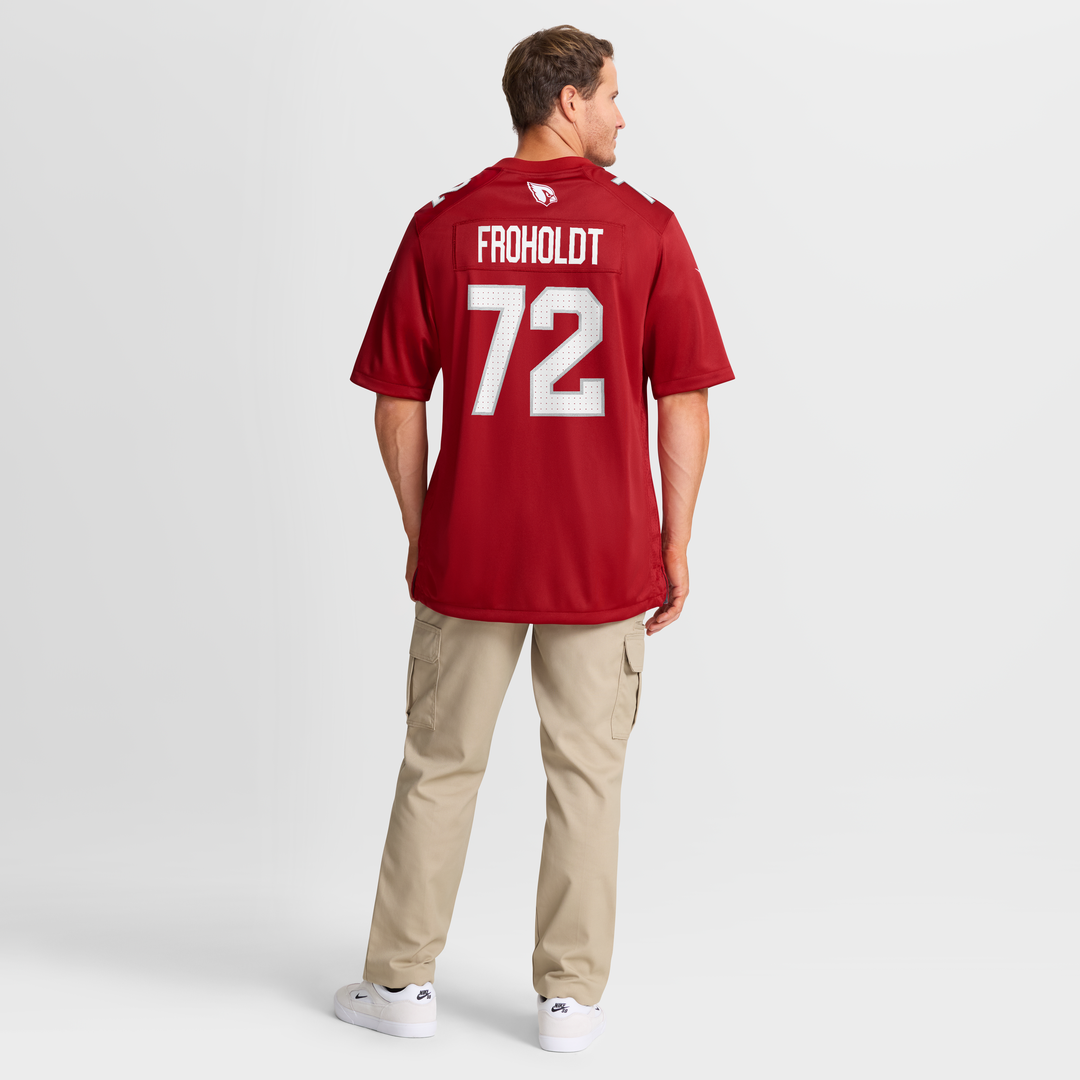 Arizona Cardinals Hjalte Froholdt Cardinal Team Game Jersey | NFL Football Jersey