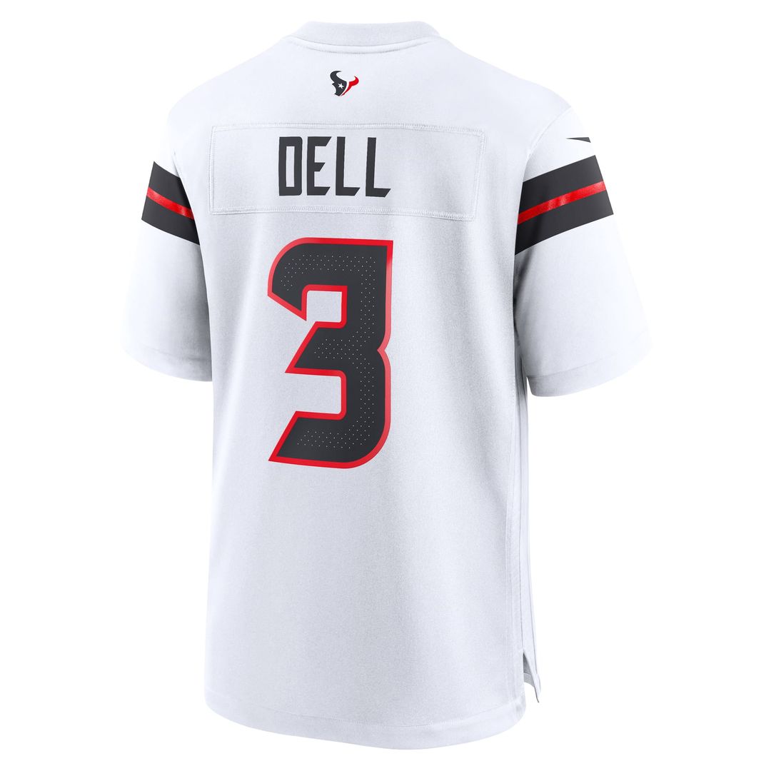 Houston Texans Tank Dell Red Alternate Game Jersey | NFL Football Jersey