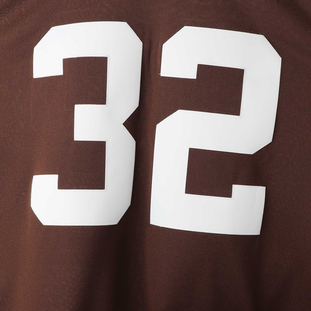 Cleveland Browns 1964 Jim Brown Brown Authentic Throwback Retired Player Jersey | NFL Football Jersey