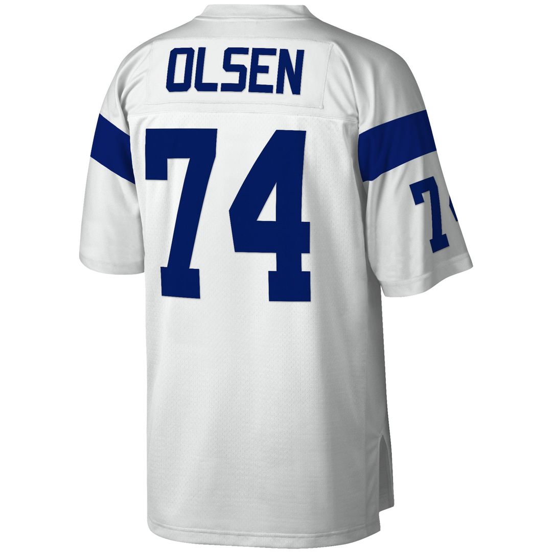 Los Angeles Rams Merlin Olsen White Legacy Replica Jersey | NFL Football Jersey