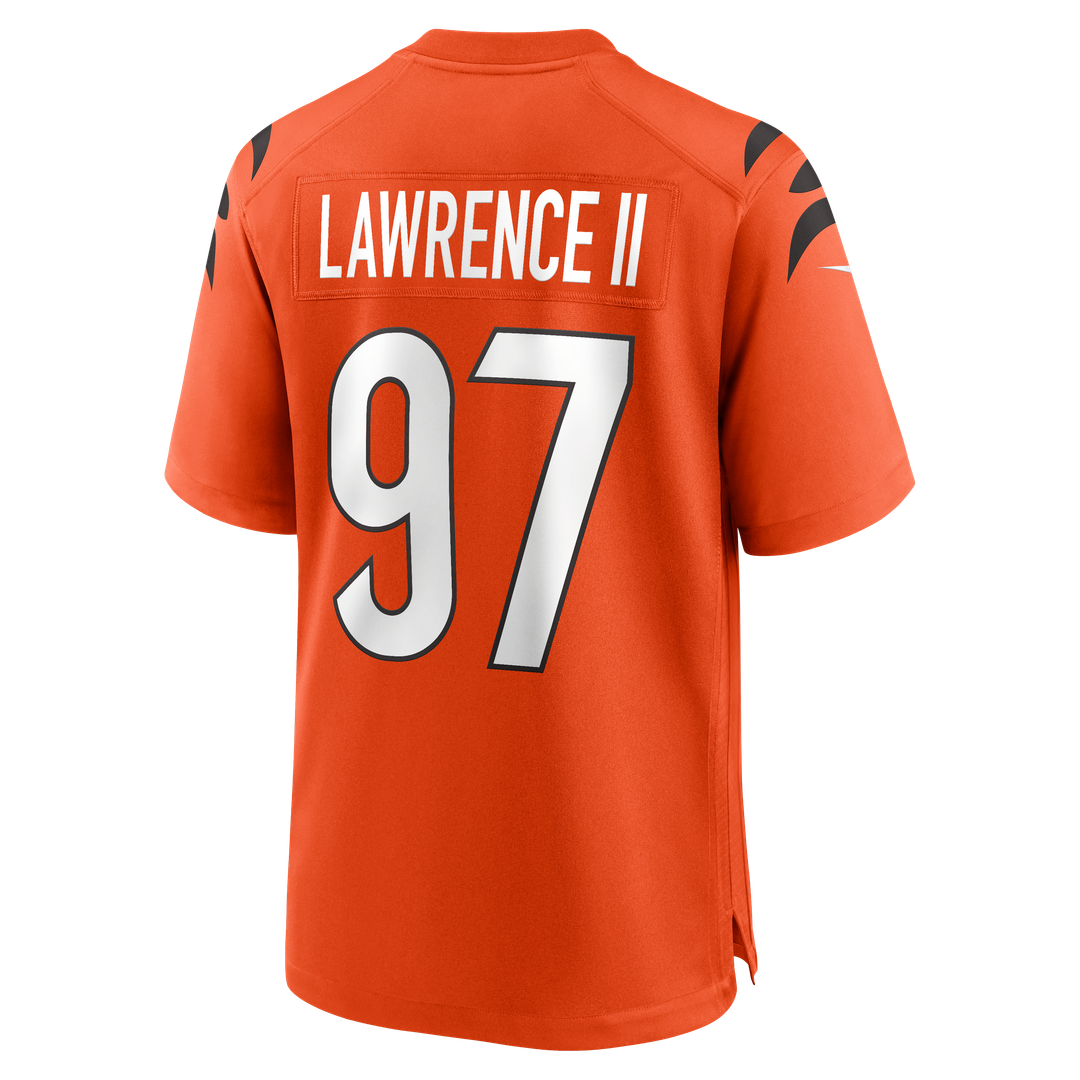 Cincinnati Bengals Dexter Lawrence II Black Game Jersey | NFL Football Jersey