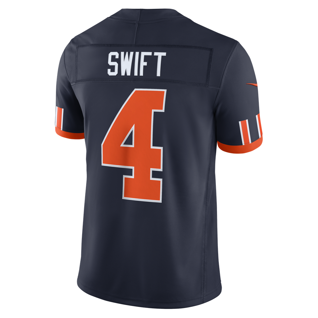 Chicago Bears D'Andre Swift Navy 2026 Rivalries Collection Stitched Limited Jersey | NFL Football Jersey