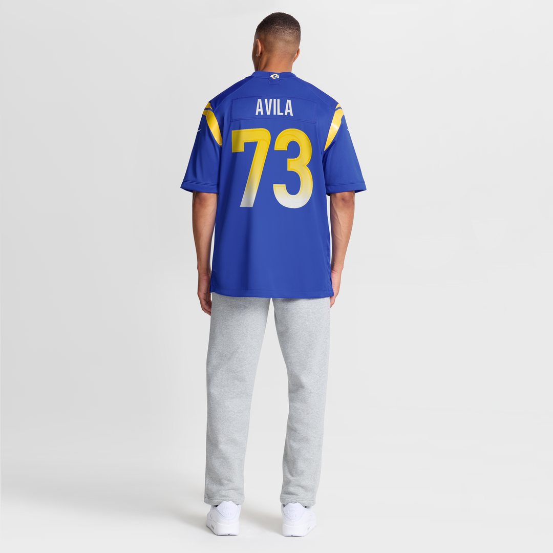 Los Angeles Rams Steve Avila Royal Home Game Jersey | NFL Football Jersey