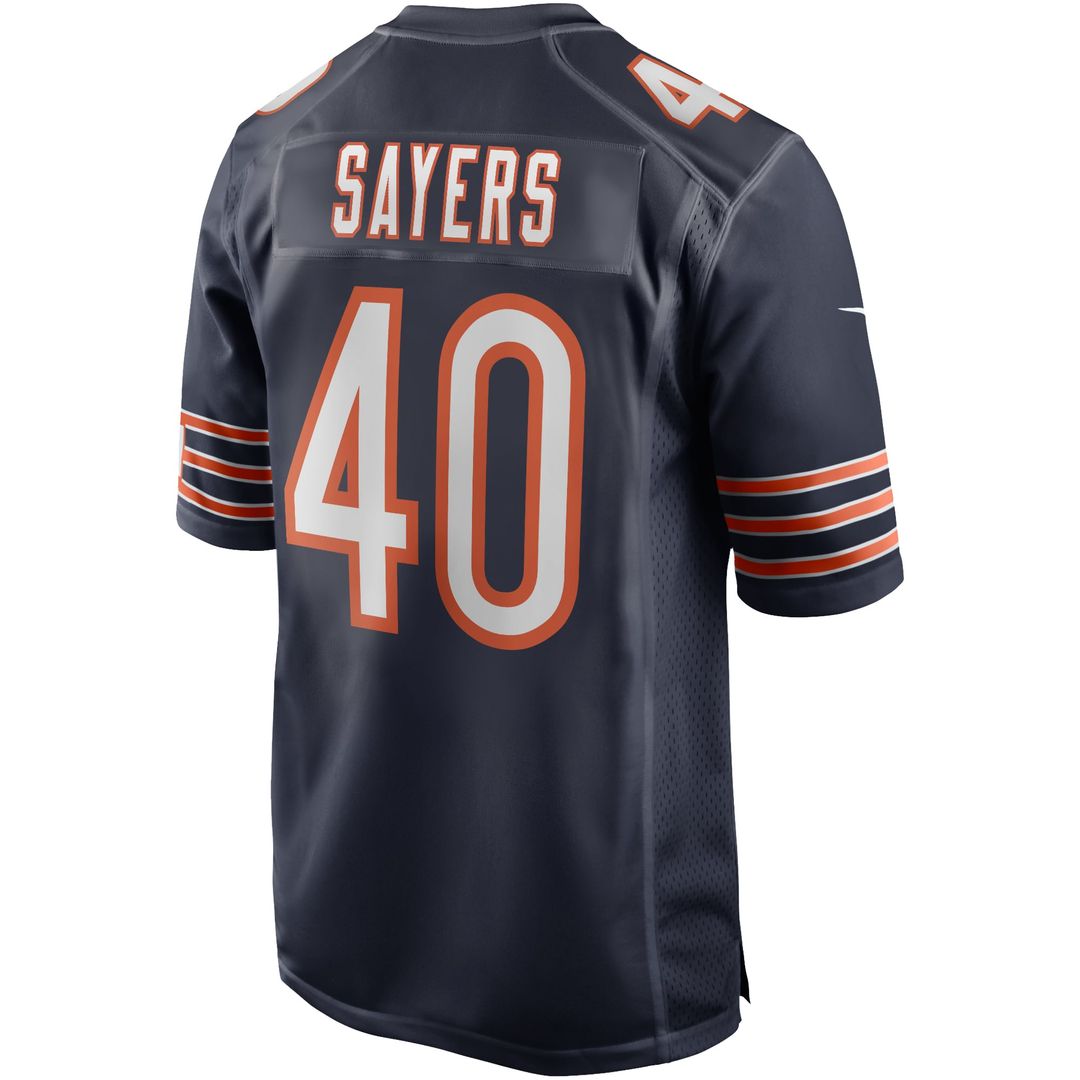 Chicago Bears Gale Sayers Navy Game Retired Player Jersey | NFL Football Jersey