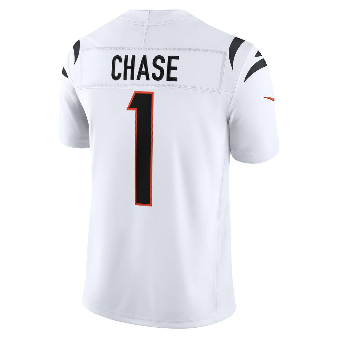 Cincinnati Bengals Ja'Marr Chase Orange Alternate Vapor F.U.S.E. Stitched Limited Jersey | NFL Football Jersey