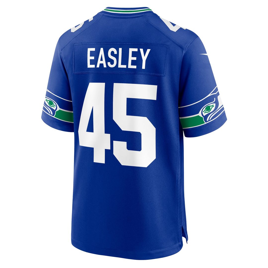 Seattle Seahawks Kenny Easley Royal Retired Player Alternate Game Jersey | NFL Football Jersey