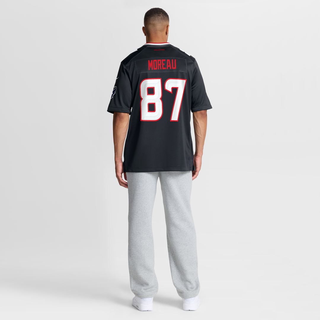 Houston Texans Foster Moreau Navy Team Game Jersey | NFL Football Jersey