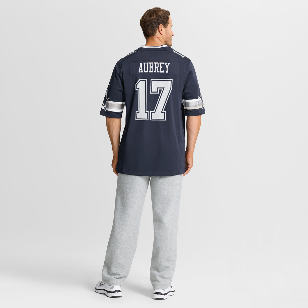 Dallas Cowboys Brandon Aubrey White Game Jersey | NFL Football Jersey