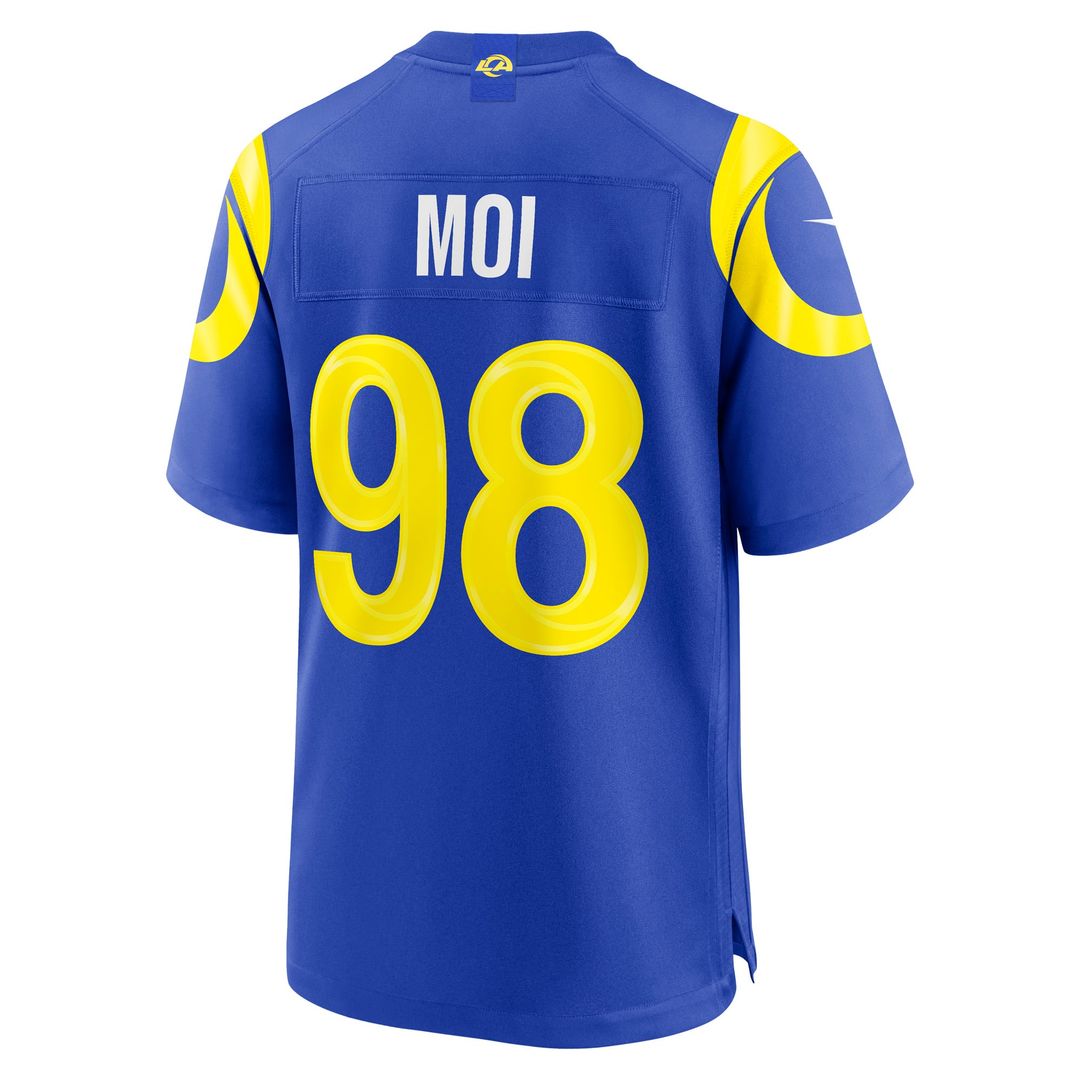 Los Angeles Rams Jaxson Moi Royal Game Jersey | NFL Football Jersey